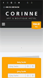 Mobile Screenshot of corinnehotel.com