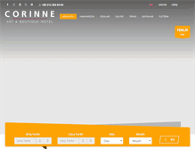 Tablet Screenshot of corinnehotel.com